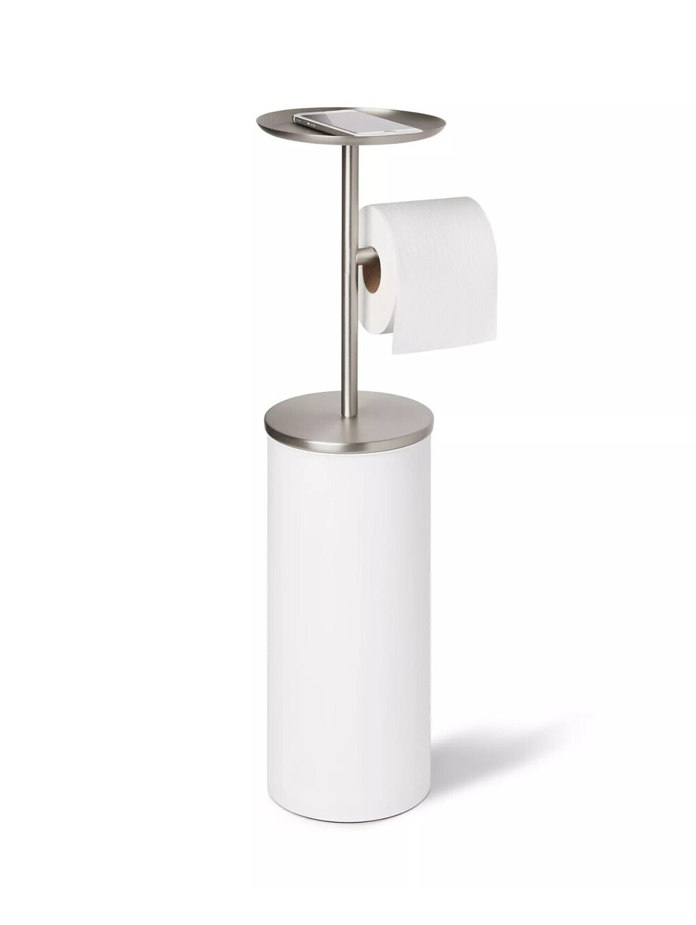 80$ Umbra Portaloo Toilet Paper Holder Stand 1012487-670 White
